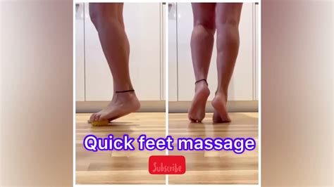 Self Foot Massage Pressure Points Spiky Ball Foot Massage Youtube