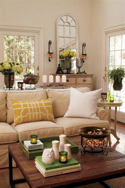 This article shows you a pinpoint idea regarding how to decorate a living room, it also proves that the budget doesn't play a huge and defining role when it comes to embellishing walls. 33 Cheerful Summer Living Room Décor Ideas | DigsDigs