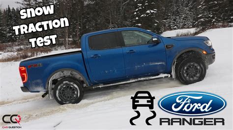 Ford Ranger 4x4 Snow Traction Test 2wd 4wd Diff Lock And Terrain