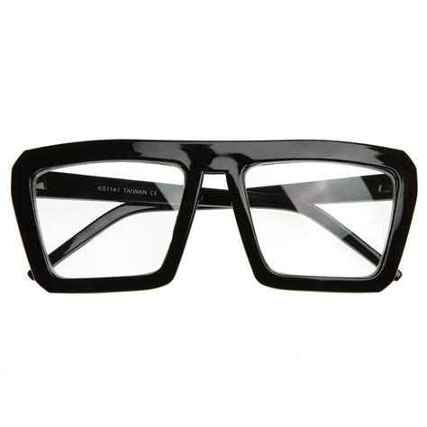 retro flat top block aviator clear lens glasses 8065 glasses mens glasses frames eyeglass