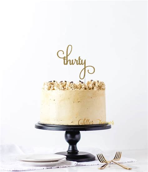 30th Birthday Cake Topper Dirty Thirty Cake Topper 30th Etsy
