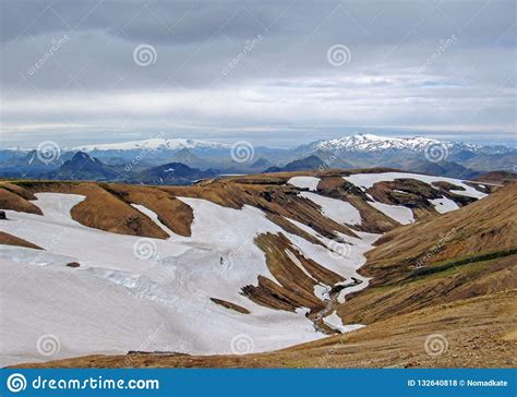 View On Alftavatn Lake Glaciers Volcanoes Desert And Mountains
