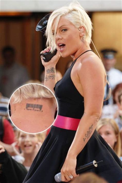 See more ideas about cool tattoos, tattoos, beautiful tattoos. barcode tattoo, ideas, singer pink tattoos | Fav Images ...