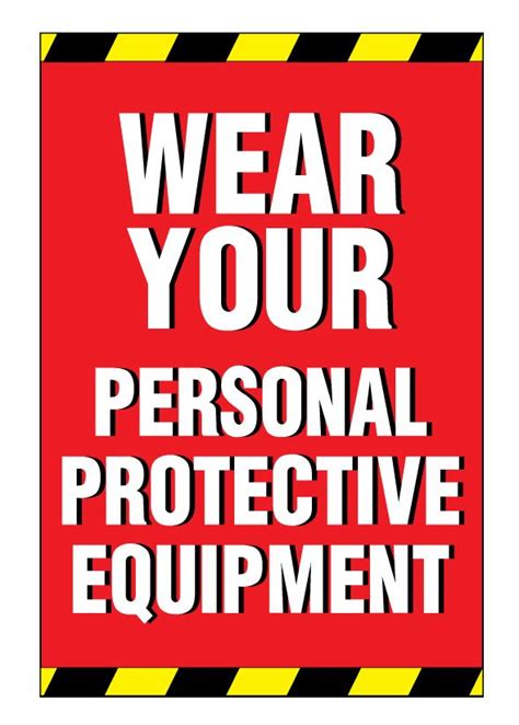 Buy Our Wear Your Personal Protective Equipment Thin Plastic Sign
