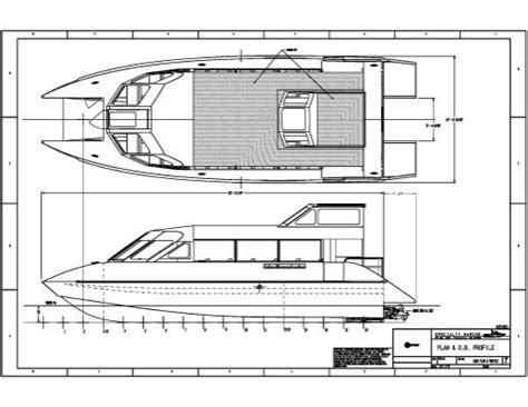 Catamaran Speed Boats Diagram Catamarán Planos Barcos