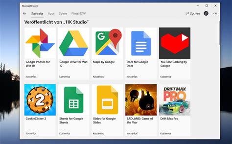 Select the start menu, type calendar, and then select the calendar app. Google Drive, Docs, Photos Apps im Microsoft Store für ...