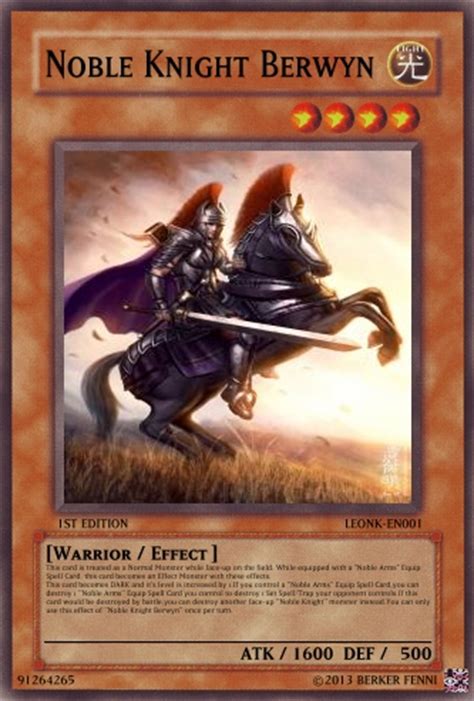 Check spelling or type a new query. New Noble Knight Card! - Experimental Cards - Yugioh Card Maker Forum