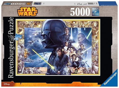Today carina(kloe), sara and i, are going to be trying to finish a massive puzzle. Ravensburger Puzzle, 5000 Teile, »Disney Star Wars I-VI ...