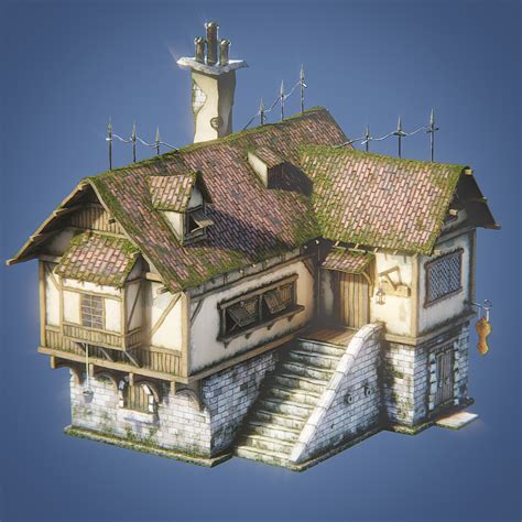 Medieval House Finished Projects Blender Artists Community