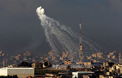 Gaza Israel Under Fire For Alleged White Phosphorus Use