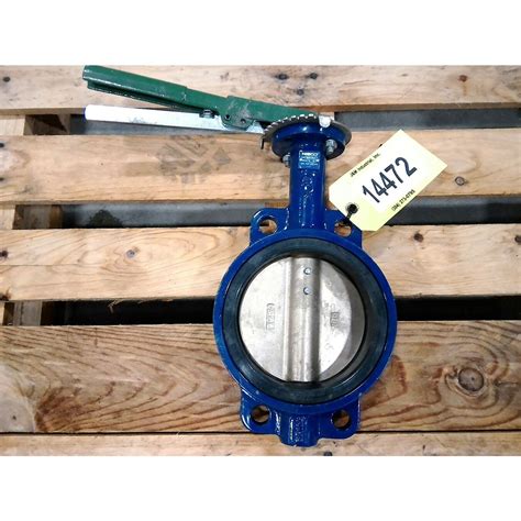 Used 6Ø Nibco Wafer Style Butterfly Valve N 200 Series For Sale