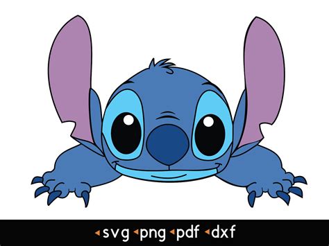 Stitch 3 Svg Png Pdf Dxf Etsy