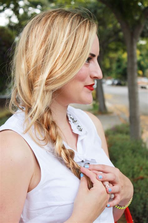 The Easiest Loose Side Braid Tutorial My Stiletto Life A Bay Area And