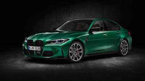 Picture Bmw M3 Competition G80 2020 Green Cars 2560x1440