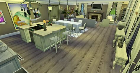 Mod The Sims One Story Modern Home
