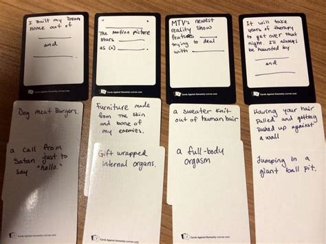 Cards Against Humanity Blank Cards Entertainment Pinterest