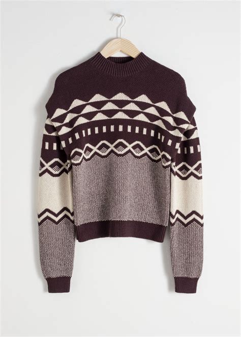 graphic cotton knit sweater cropped cable knit sweater knit outfit knitwear trends