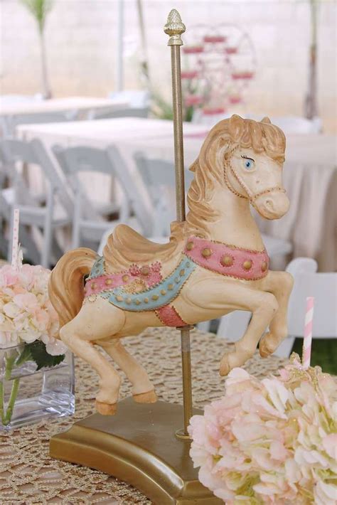 carousel birthday party ideas photo 1 of 18 catch my party carousel party carousel