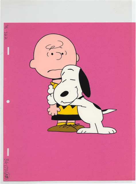 schulz charlie brown snoopy large image animation publicity cel