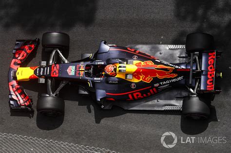 Max Verstappen Red Bull Racing Rb13 Op Gp Van Monaco Formule 1 Fotos
