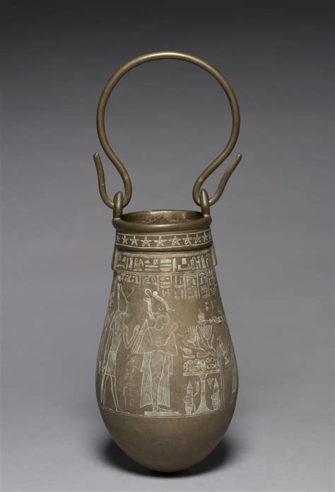 Decorated Situla Egypt Greco Roman Period 332 Bce 395 Ce Ptolemaic Dynasty 305 30 Bce