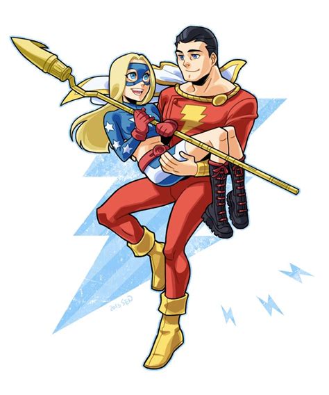 Captain Marvel And Stargirl By Sii Sen On Deviantart