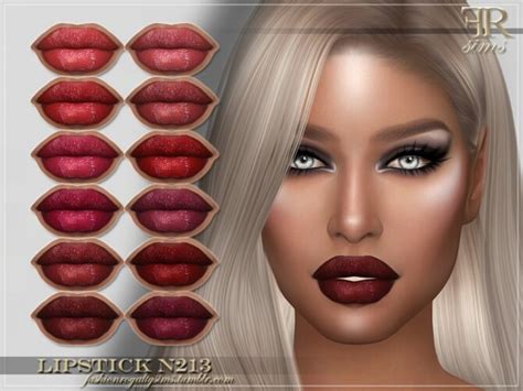 Frs Lipstick N213 By Fashionroyaltysims At Tsr Sims 4
