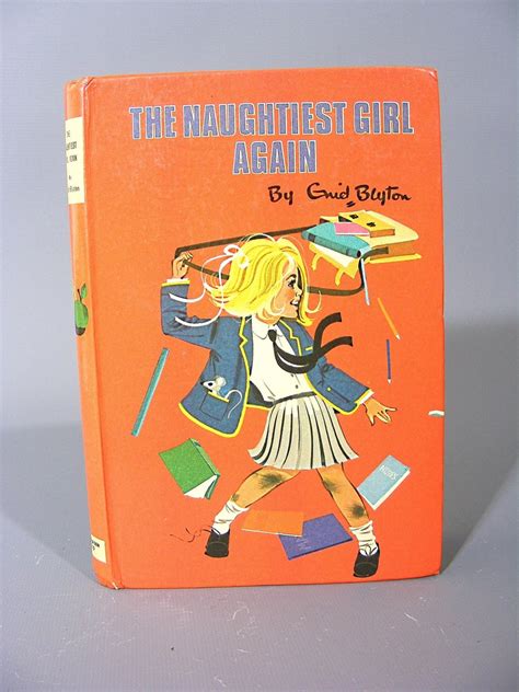 Enid Blyton Book The Naughtiest Girl Again Vintage Enid Etsy Enid