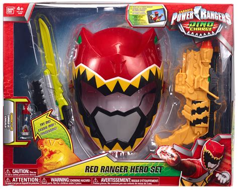Power Rangers Dino Charge Red Ranger Hero Set Buy Online In Uae