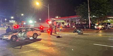 Tpd Motorcycle Crash Sends One To Hospital