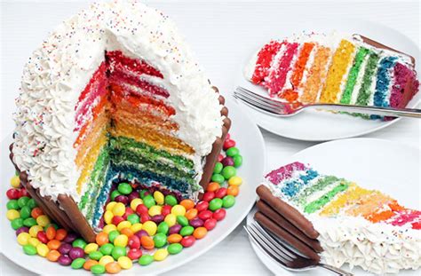 Easy Rainbow Cake Recipe To Bake Deliciousness At Home Bakingo Blog