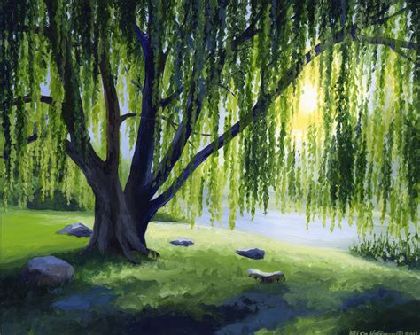 Beautiful I Want To Paint This 1000 In 2020 Willow Tree Art