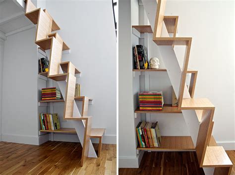 Type of space saving stairways designs. 13 Stair Design Ideas For Small Spaces | CONTEMPORIST
