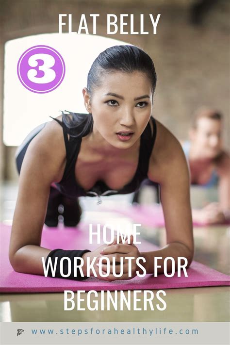 3 Flat Belly Home Workouts For Beginners 🤸‍♀️ In 2020 Easy Workouts