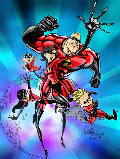 The Incredibles By Cthompsonart On Deviantart