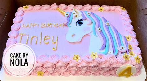 This colorful unicorn cake will bring magic to any occasion! Pink Unicorn Sheet Cake | Birthday sheet cakes, Cake ...