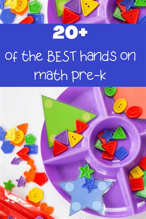 Hands On Math Activities For Preschool Math Activities Math Activities Preschool Preschool