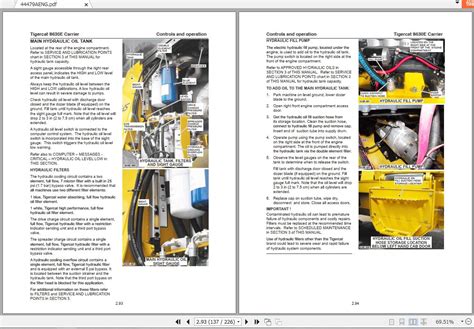 Tigercat S630E Carrier Operator S Manual 44479AENG Auto Repair Manual