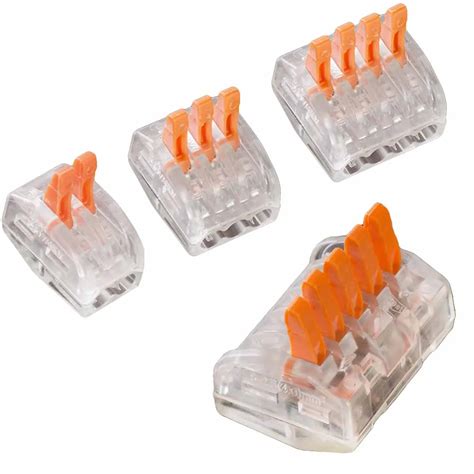 Universal Compact Wiring Connector 05 24mm 10pcs Pct 215c Mini Fast