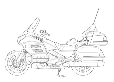 Line Drawing Of Gl1800 Needed Steve Saunders Goldwing Forums
