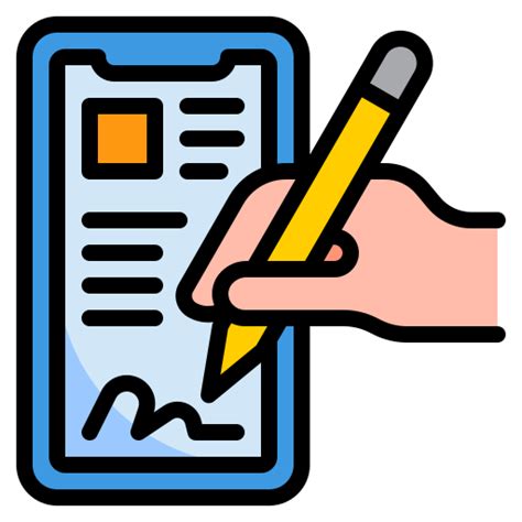 Digital Signature Free Icon