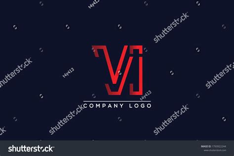 Creative Letters Vi Logo Design Vector Stock Vector Royalty Free
