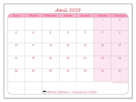 Calendario Abril De 2023 Para Imprimir 54ld Michel Zbinden Ve Mobile