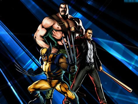 Umvc3 Team Wallpaper Frank Haggar Wolverine By Bxb Minamimoto On