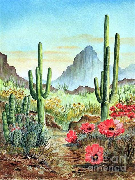 Desert Landscape Painting By Bill Holkham Available As Prints And On