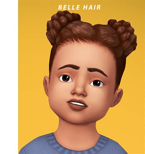 Toddler Hair Dump 6 Different Styles Toddler Hair Sims 4 Sims 4