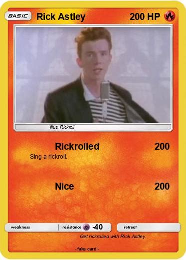 Pokémon Rick Astley 563 563 Rickrolled My Pokemon Card