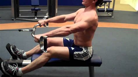 back wide grip seated cable row workout with expert trainer male n female youtube