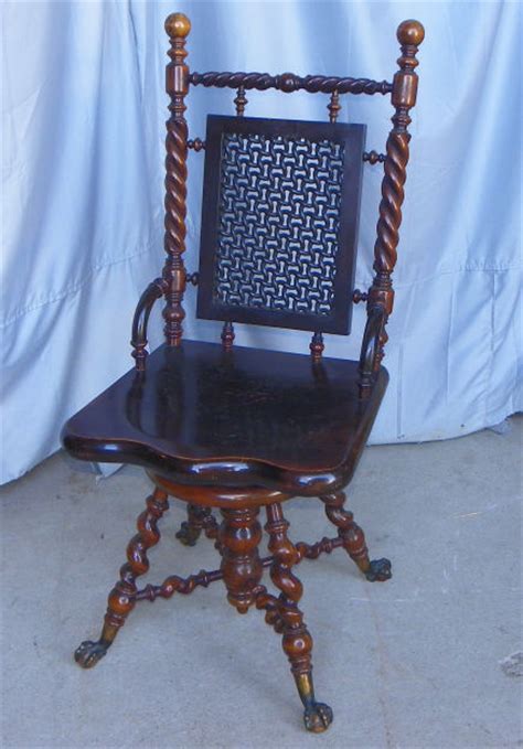 Here are two clip art images of elegant, antique music chairs. Bargain John's Antiques | Antique Victorian Music Chair ...