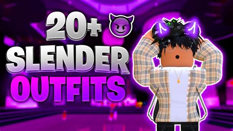 Top 20 Chill Roblox Slender Outfits Of 2021 Boy Outfits😈 Youtube